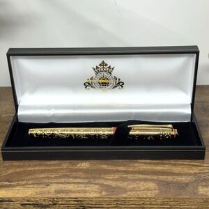 Windsor Castle Iridium Point Germany Fountain Pen Gold Plated Excellent IOB #6